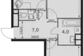Квартира 2 комнаты 52 м² городской округ Мытищи, Россия