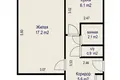 Mieszkanie 1 pokój 32 m² Mińsk, Białoruś
