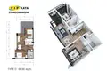 Wohnung 2 zimmer 69 m² Karon, Thailand