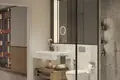 Wohnkomplex New high-rise residence One River Point with swimming pools on the canal front, close to Burj Khalifa, Business Bay, Dubai, UAE