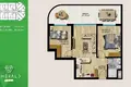Квартира 2 комнаты 60 м² Мезитли, Турция