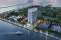 Residential complex New Azura Residences with a panoramic view, a swimming pool and a co-working area, Dubai Islands, Dubai, UAE
