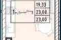 1 room apartment 23 m² Odesa, Ukraine