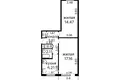 2 bedroom apartment 47 m² Minsk, Belarus