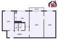 3 room apartment 58 m² Minsk, Belarus
