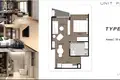 Квартира 2 комнаты 35 м² Тхаланг, Таиланд