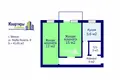 Квартира 2 комнаты 42 м² Минск, Беларусь