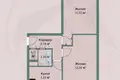 Mieszkanie 2 pokoi 42 m² Mińsk, Białoruś