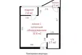 Mieszkanie 1 pokój 39 m² Mińsk, Białoruś