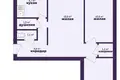 Mieszkanie 3 pokoi 58 m² Mińsk, Białoruś