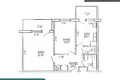 Apartamento 2 habitaciones 55 m² Borisov, Belarús