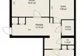 Apartamento 2 habitaciones 53 m² Minsk, Belarús
