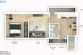 1 room apartment 31 m² Vilnius, Lithuania