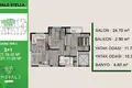 Apartamento 3 habitaciones 70 m² Mezitli, Turquía