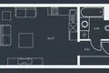 Appartement 1 chambre 33 m² Riga, Lettonie