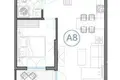 Квартира 1 спальня 42 м² Будва, Черногория
