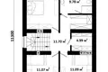 Cottage 180 m² Zabalocki sielski Saviet, Belarus
