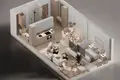 Mieszkanie 3 pokoi 85 m² Boreti, Czarnogóra
