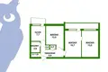 3 room apartment 62 m² Minsk, Belarus