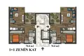 Mieszkanie 1 pokój 60 m² Muratpasa, Turcja