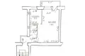 Wohnung 1 zimmer 31 m² Minsk, Belarus
