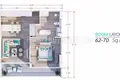 Appartement 1 chambre 70 m² Kamala, Thaïlande