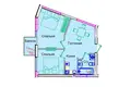 Apartamento 1 habitación 46 m² Odesa, Ucrania