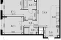 Wohnung 3 zimmer 66 m² Moskau, Russland