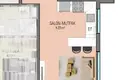 Apartamento 2 habitaciones 42 m² Akdeniz, Turquía