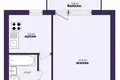 Apartamento 1 habitación 31 m² Starobin, Belarús