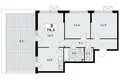 Квартира 3 комнаты 75 м² район Коммунарка, Россия
