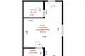 Wohnung 1 zimmer 33 m² Minsk, Belarus