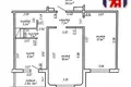 2 room apartment 59 m² Minsk, Belarus