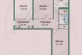Wohnung 3 zimmer 68 m² Baryssau, Belarus