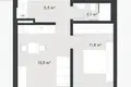 Appartement 2 chambres 33 m² Riga, Lettonie