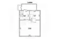 House 39 m² Telminski sielski Saviet, Belarus