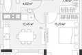 Mieszkanie 1 pokój 42 m² Maloye Isakovo, Rosja