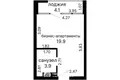 Apartamento 1 habitación 28 m² Minsk, Belarús