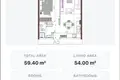 1 bedroom apartment 59 m² Golem, Albania