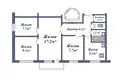 Wohnung 4 zimmer 59 m² Baranawitschy, Belarus