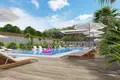 Kompleks mieszkalny New residential complex with swimming pools, a gym and a parking on the seafront, Kestel, Alanya, Türkiye
