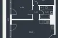 Квартира 2 комнаты 64 м² Рига, Латвия