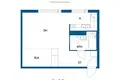 1 bedroom apartment 32 m² Riihikoski, Finland