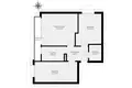 Apartamento 3 habitaciones 54 m² Varsovia, Polonia
