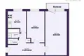 Apartamento 2 habitaciones 44 m² Maladetchna, Belarús