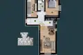 Wohnung 2 zimmer 68 m² Polje, Montenegro