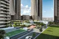 Kompleks mieszkalny High-rise residence with swimming pools, a spa area and a sports complex in the heart of Istanbul, Turkey