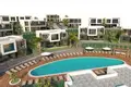 Complexe résidentiel Modern residential complex with a swimming pool near the beach, Bodrum, Turkey