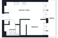 2 room apartment 41 m² in Warsaw, Poland