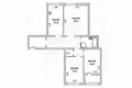 3 room apartment 103 m² Muchaviecki sielski Saviet, Belarus